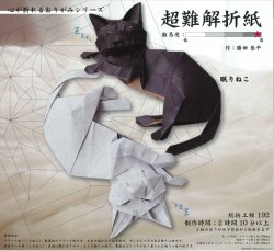 画像1: 006081 超難解折紙（眠りねこ）